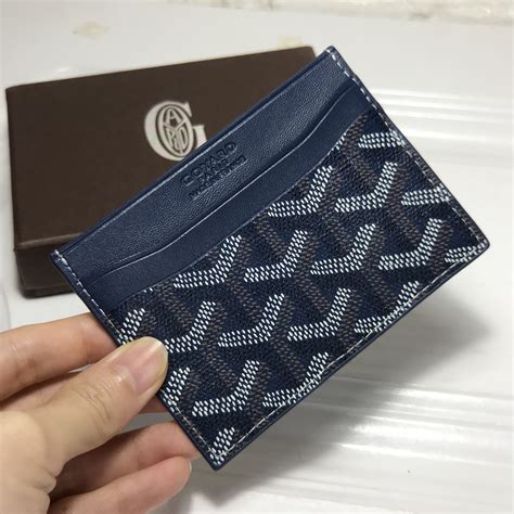 goyard mens card holder replica|how to authenticate goyard.